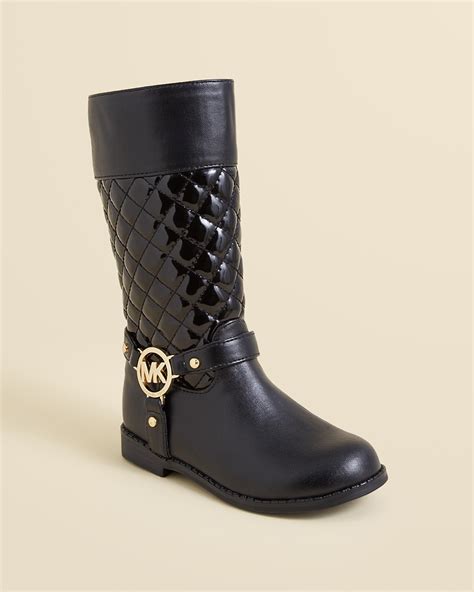 michael kors little girl boots|Michael Kors children's boots.